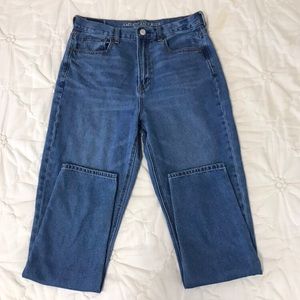 AEO classic mom jeans